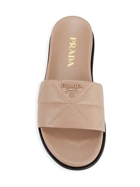 prada sliders sale|prada slides saks.